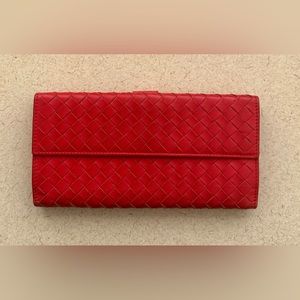 Bottega Veneta Intrecciato Weave Continental Wallet